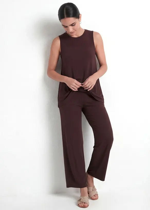 Jerseybukse i viskoseblanding, bonprix