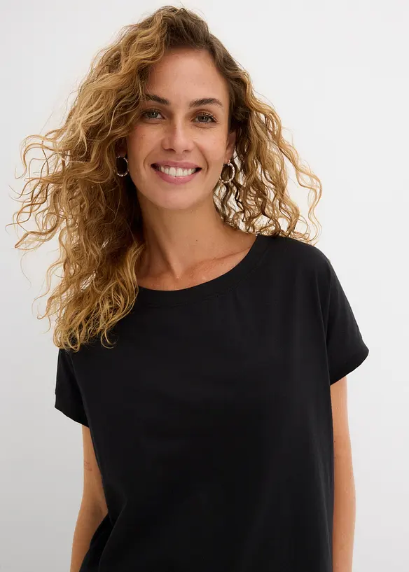 Lang topp i 100% bomull, bonprix