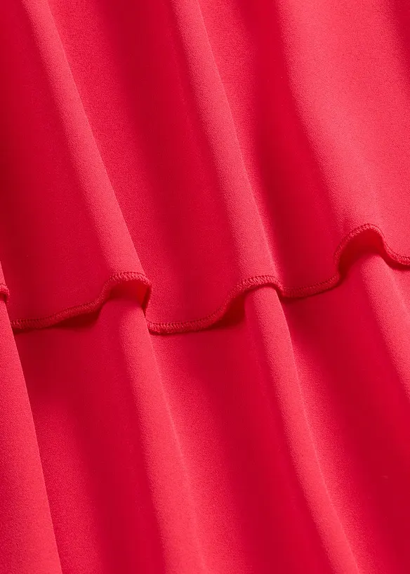 Bluse i lag p&aring; lag-stil med snipper i falden, bonprix