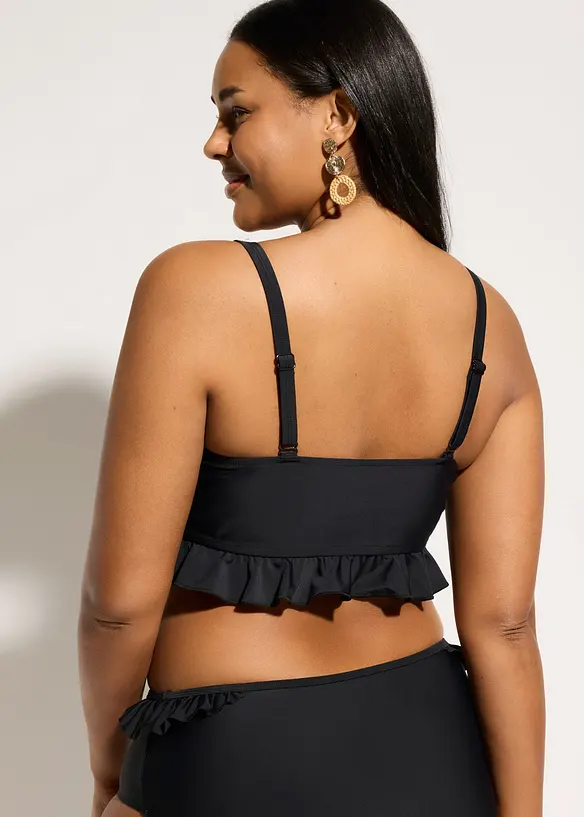 Dekkende bustier-bikinitopp, hurtigt&oslash;rkende, bonprix