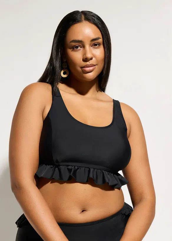 Dekkende bustier-bikinitopp, hurtigt&oslash;rkende, bonprix