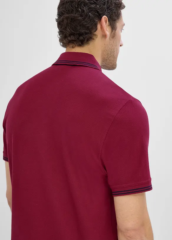 Pik&eacute;-poloskjorte i 100% bomull, bonprix