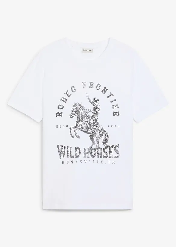 T-skjorte i 100% &oslash;kologisk bomull, bonprix