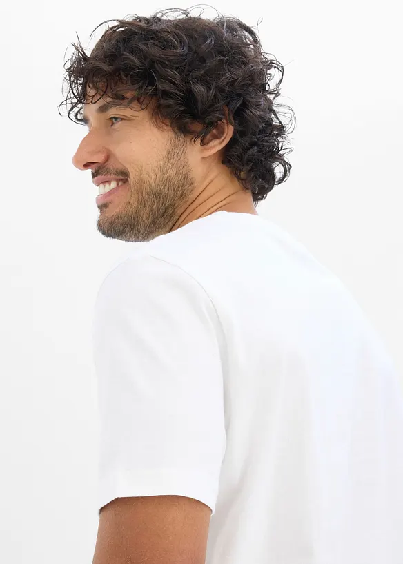 T-skjorte i 100% &oslash;kologisk bomull, bonprix