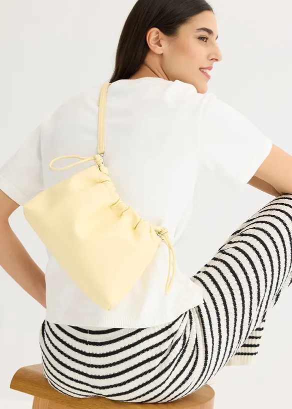 Skulderveske med rynking, bonprix