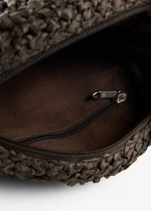 Liten rund skulderveske, bonprix