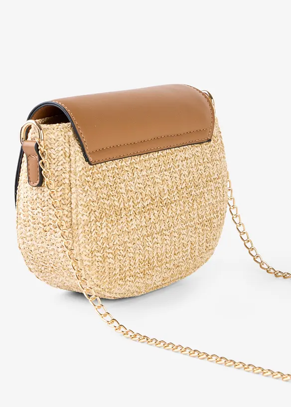 Skulderveske i str&aring;look, bonprix