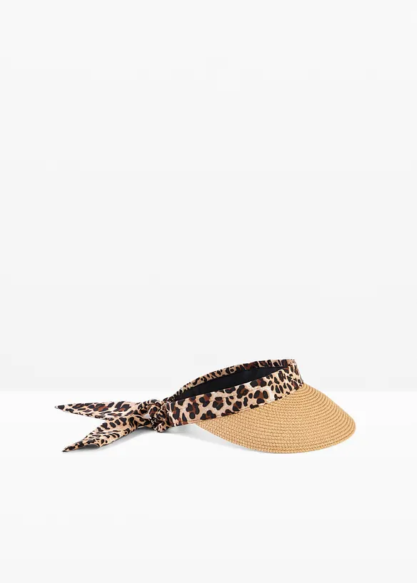 Solskjerm med leopardm&oslash;nstret b&aring;nd, bonprix