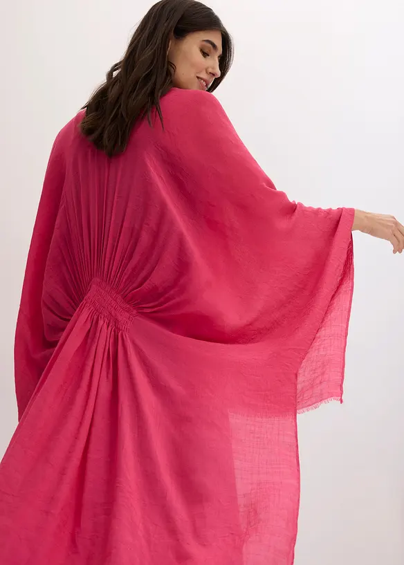 Poncho med vaflet detalj, bonprix