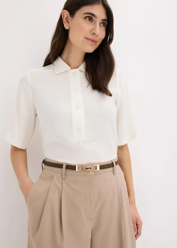 Belte i imitert, semsket skinn, bonprix