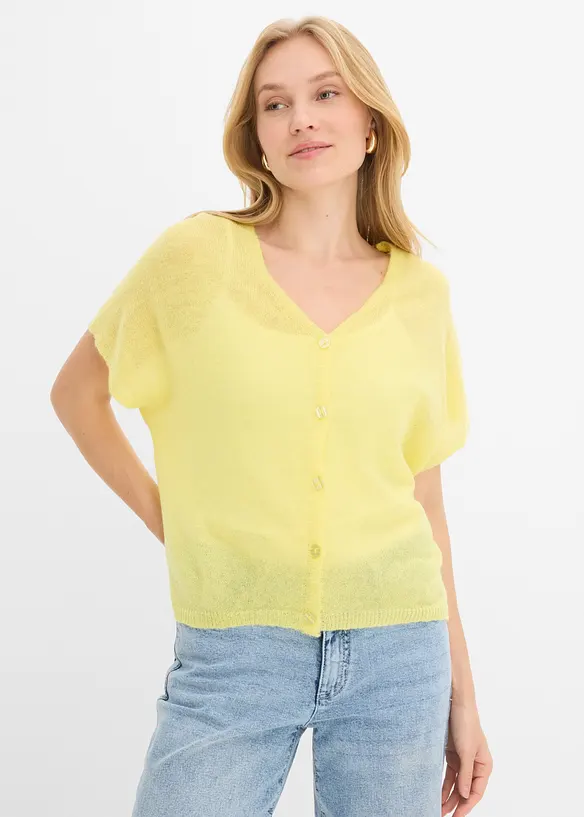 Kortermed, oversized cardigan, bonprix