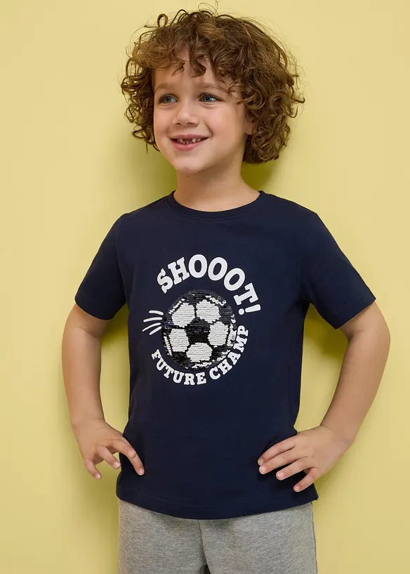 T-skjorte i 100% &oslash;kologisk bomull, bonprix