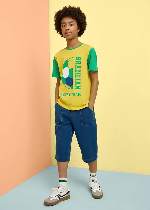 Brasil-T-skjorte av 100% &oslash;kologisk bomull, bonprix