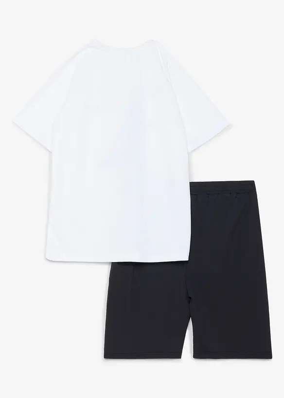 T-skjorte og bermudashorts, hurtigt&oslash;rkende (2-delt sett), bonprix