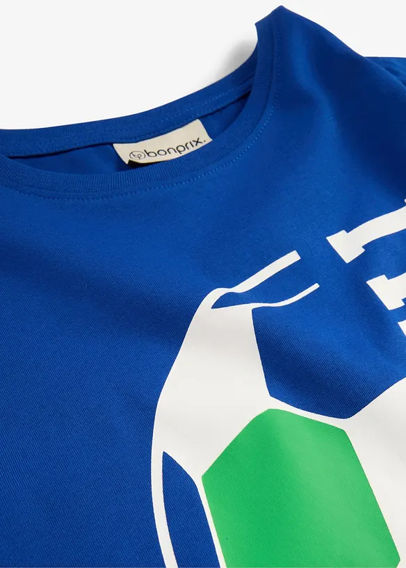 T-skjorte i 100% &oslash;kologisk bomull med Italy-trykk, bonprix