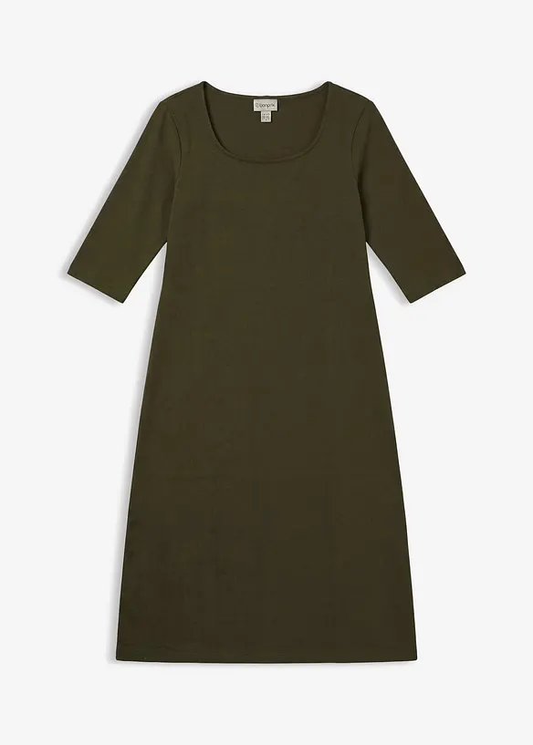 Jerseykjole i 100% &oslash;kologisk bomull, bonprix