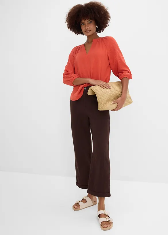 Musselin-culotte av 100% bomull, bonprix