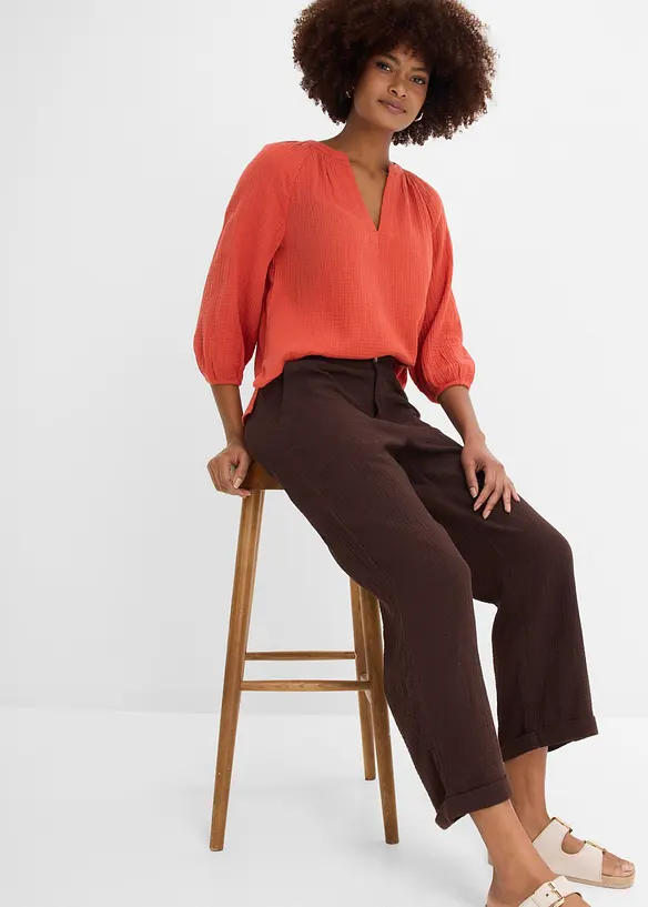 Musselin-culotte av 100% bomull, bonprix