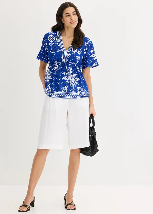 Bluse i viskose med pent fall, bonprix