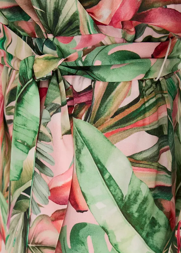 Jumpsuit med dyp utringning, bonprix