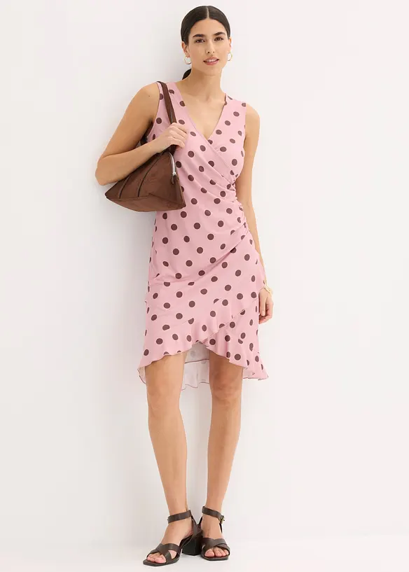 Jerseykjole med dyp utringning, bonprix