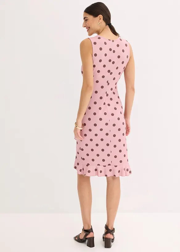 Jerseykjole med dyp utringning, bonprix