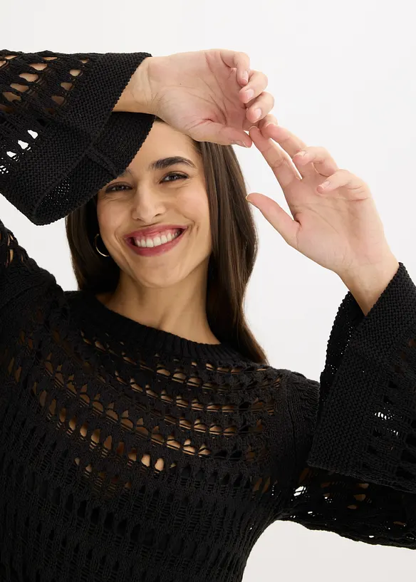 Heklet kjole, bonprix