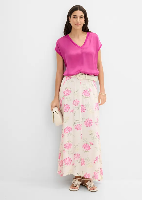 Maxiskj&oslash;rt i 100% viskose, bonprix