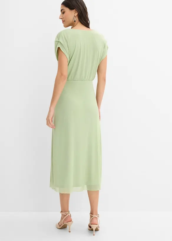 Jerseykjole i myk mesh, bonprix