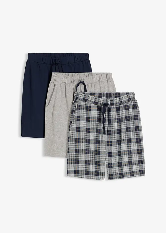 Pyjamasshorts (3-pack), bonprix