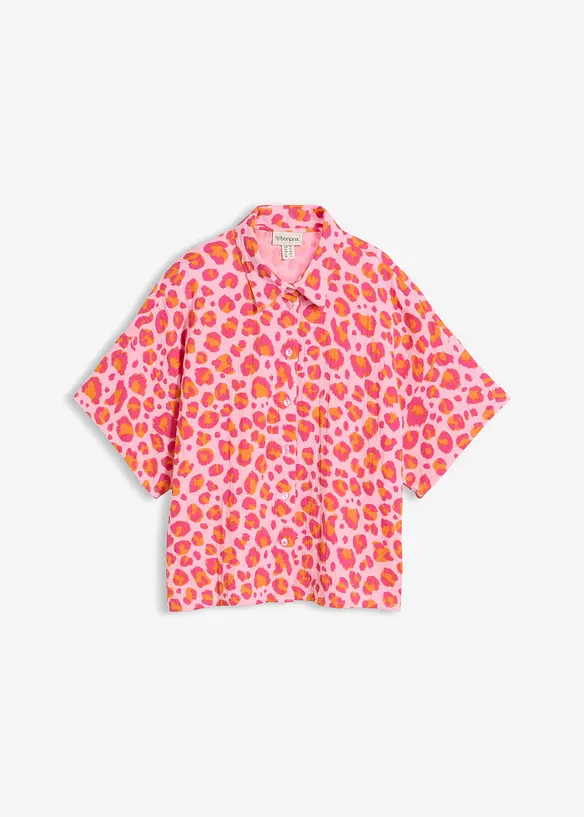 Bluse av luftig musselin, bonprix