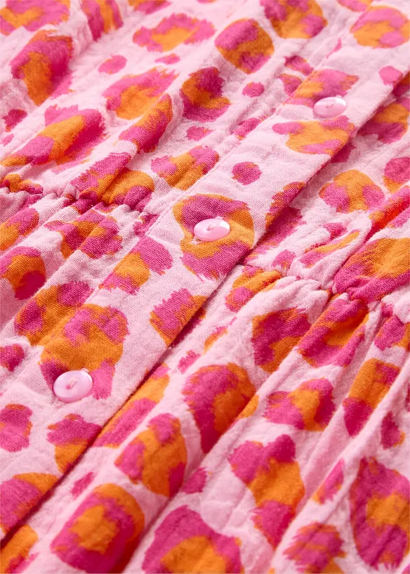 Skjortekjole i lett musselin, bonprix