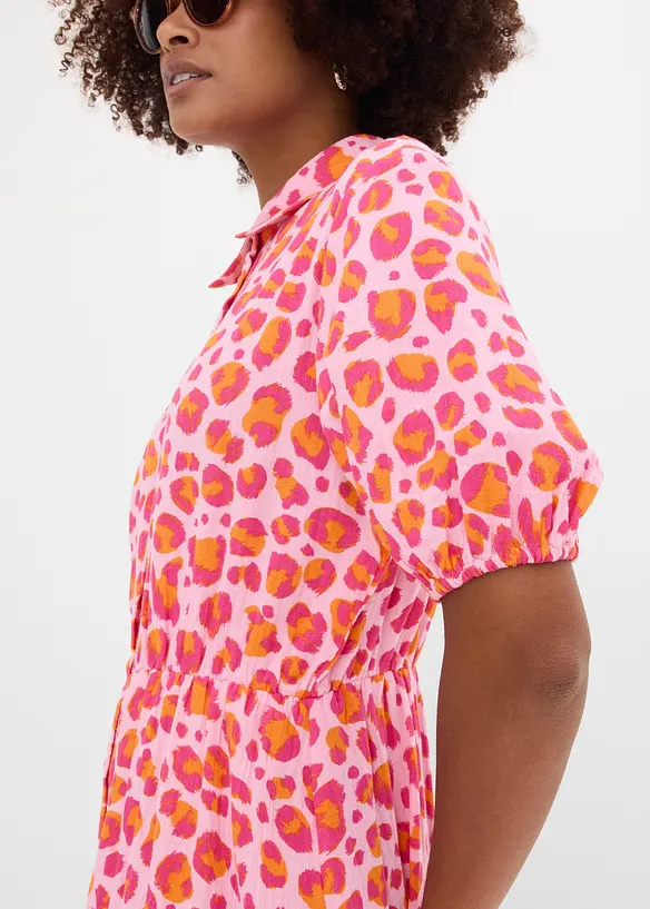 Skjortekjole i lett musselin, bonprix