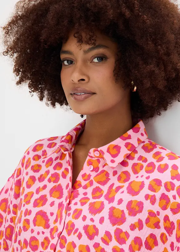 Bluse av luftig musselin, bonprix