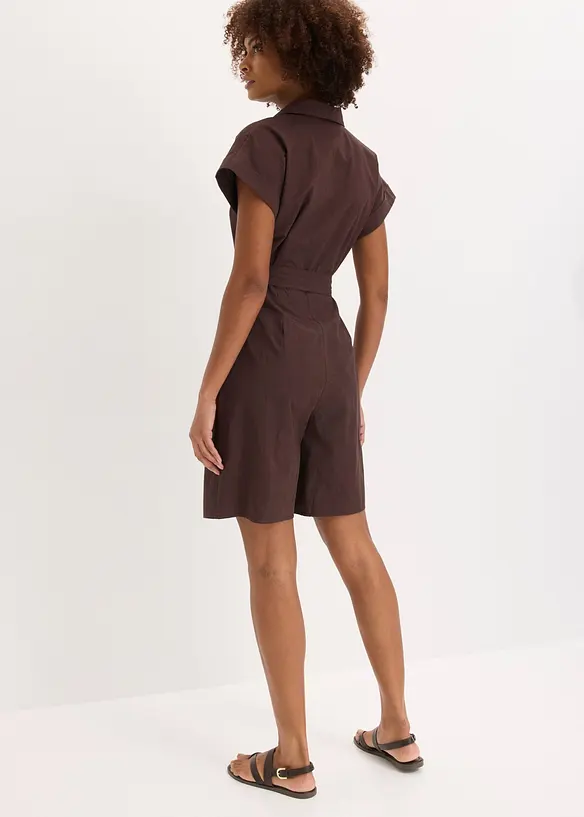 Jumpsuit med knytebelte, bonprix
