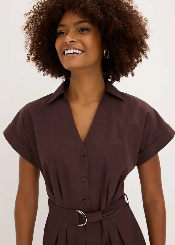 Jumpsuit med knytebelte, bonprix