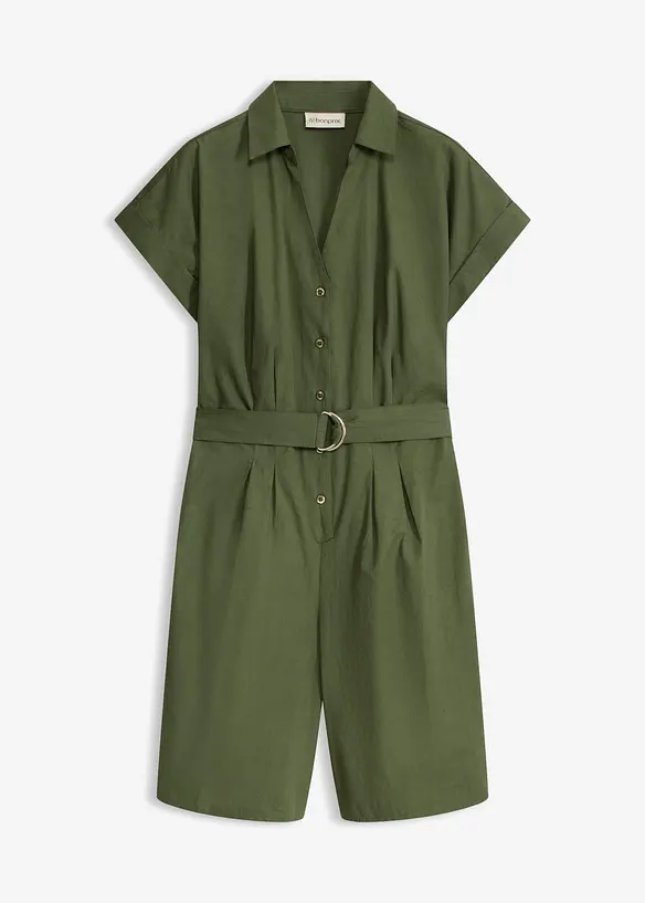 Jumpsuit med knytebelte, bonprix