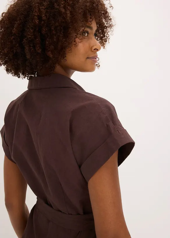 Jumpsuit med knytebelte, bonprix
