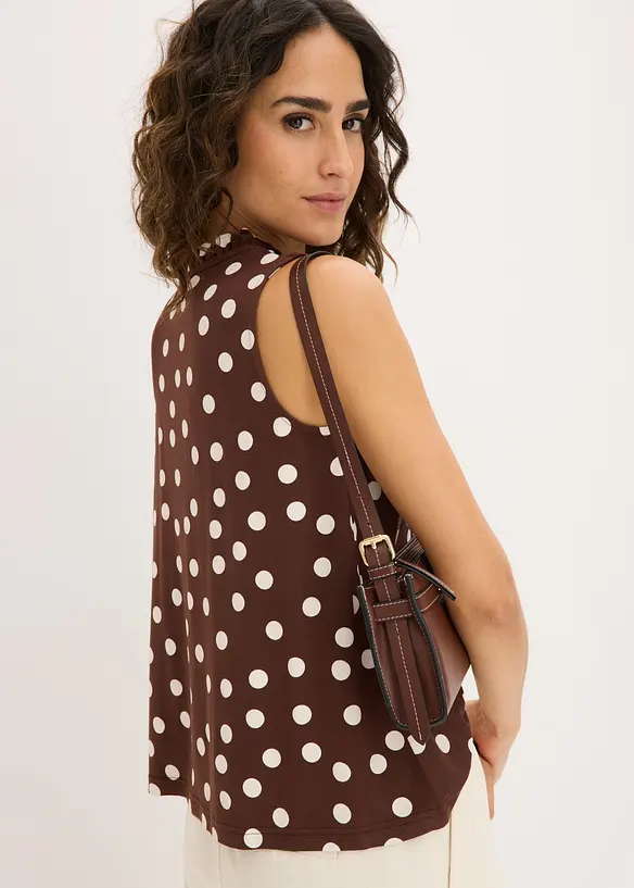 Jerseytopp i viskoseblanding, bonprix