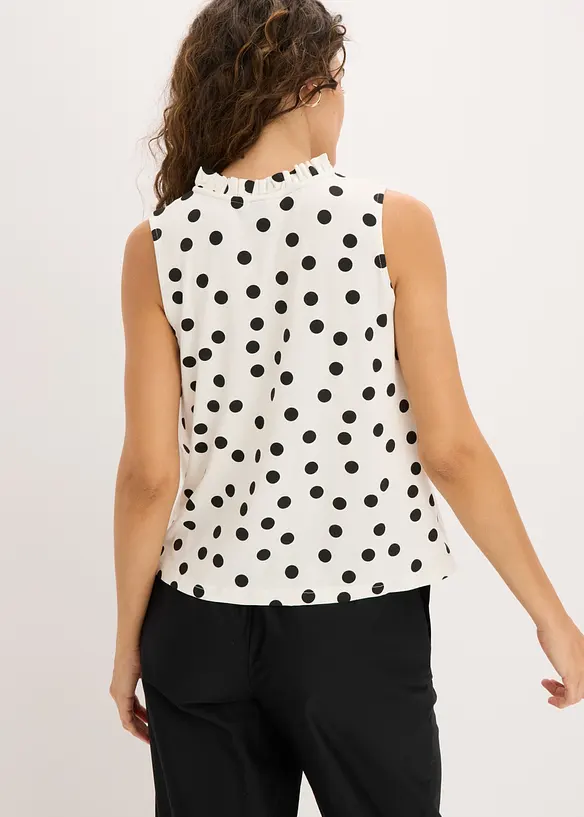 Jerseytopp i viskoseblanding, bonprix