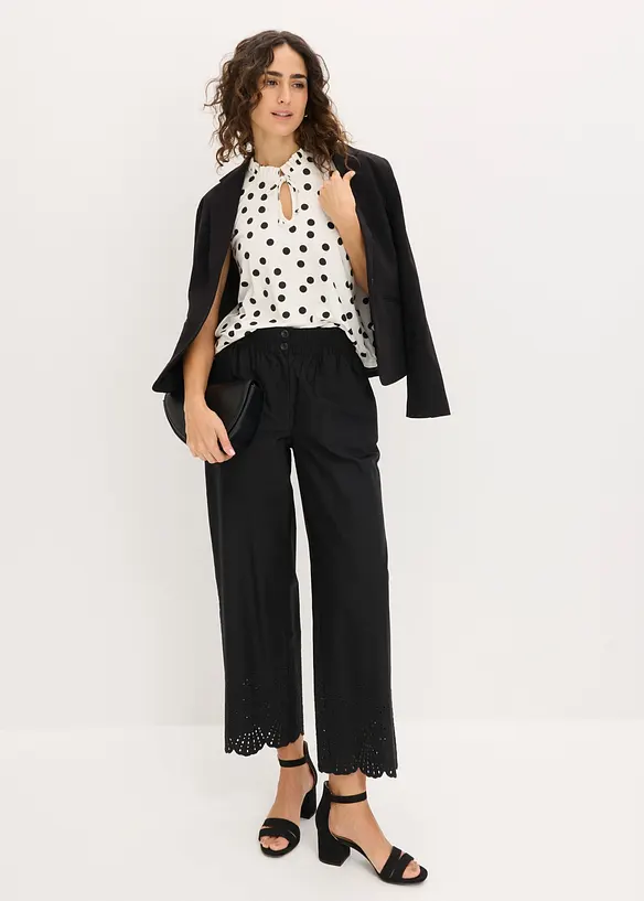 Jerseytopp i viskoseblanding, bonprix