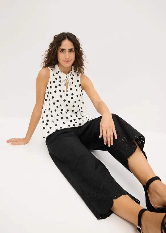 Jerseytopp i viskoseblanding, bonprix