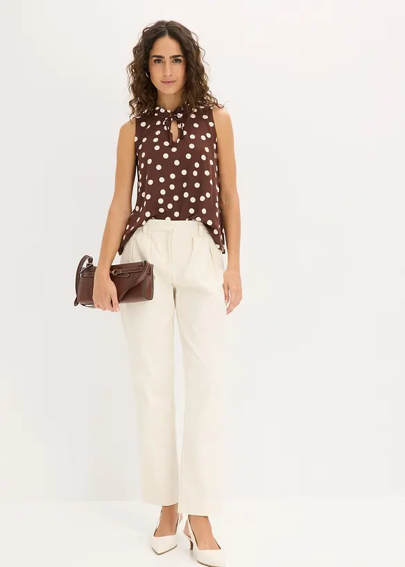 Jerseytopp i viskoseblanding, bonprix