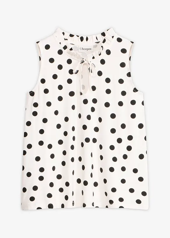 Jerseytopp i viskoseblanding, bonprix