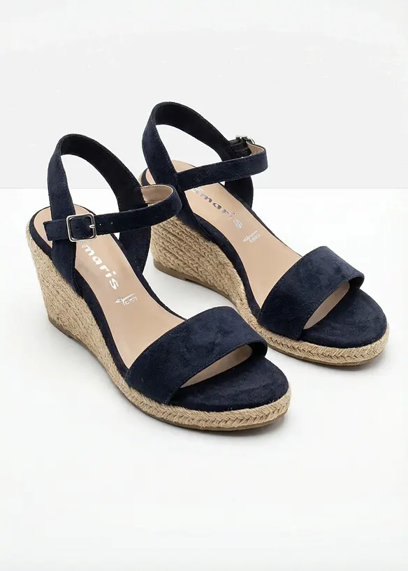 Kilesandaler i baststil fra Tamaris, Tamaris