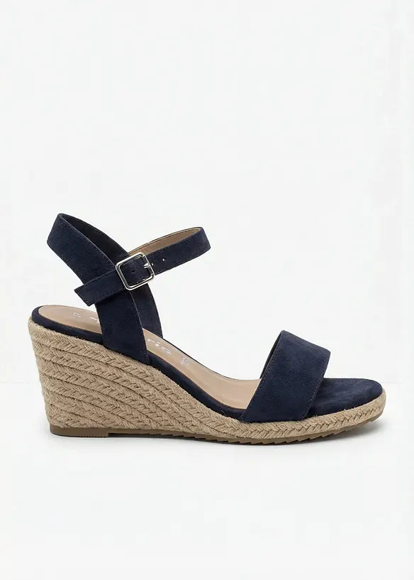 Kilesandaler i baststil fra Tamaris, Tamaris