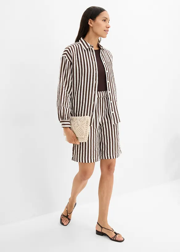 Musselin-shorts i 100% bomull, bonprix
