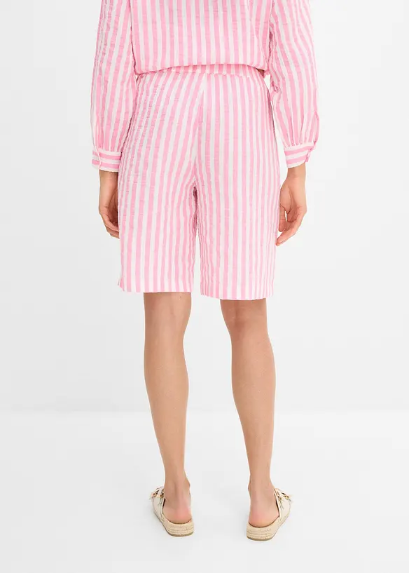 Musselin-shorts i 100% bomull, bonprix