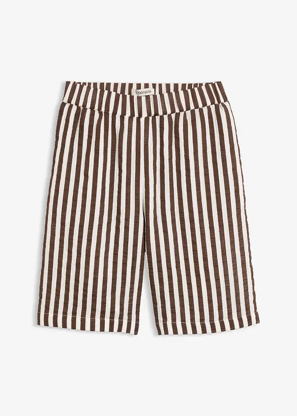 Musselin-shorts i 100% bomull, bonprix