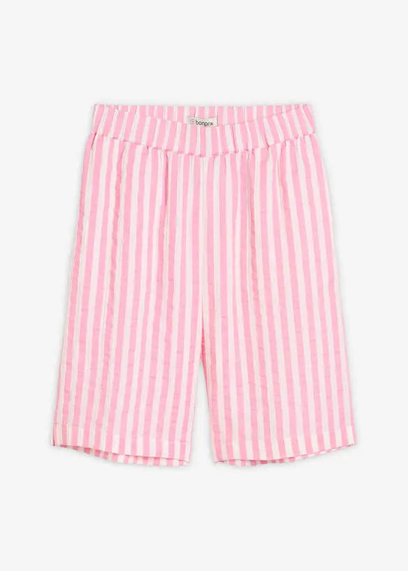 Musselin-shorts i 100% bomull, bonprix